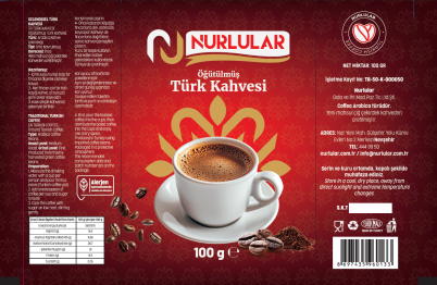 Nurlular Türk Kahvesi 100Gr - 