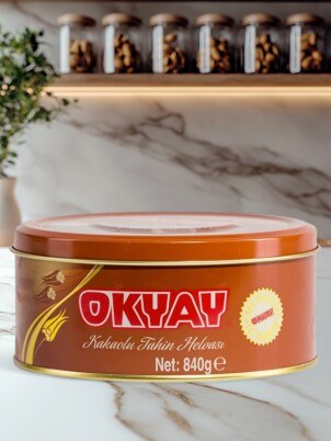 Okyay Kakaolu Teneke Kutu Helva 840Gr. - 